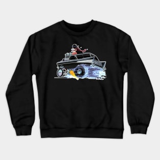 GREAZY 1957 Nomad Black Crewneck Sweatshirt